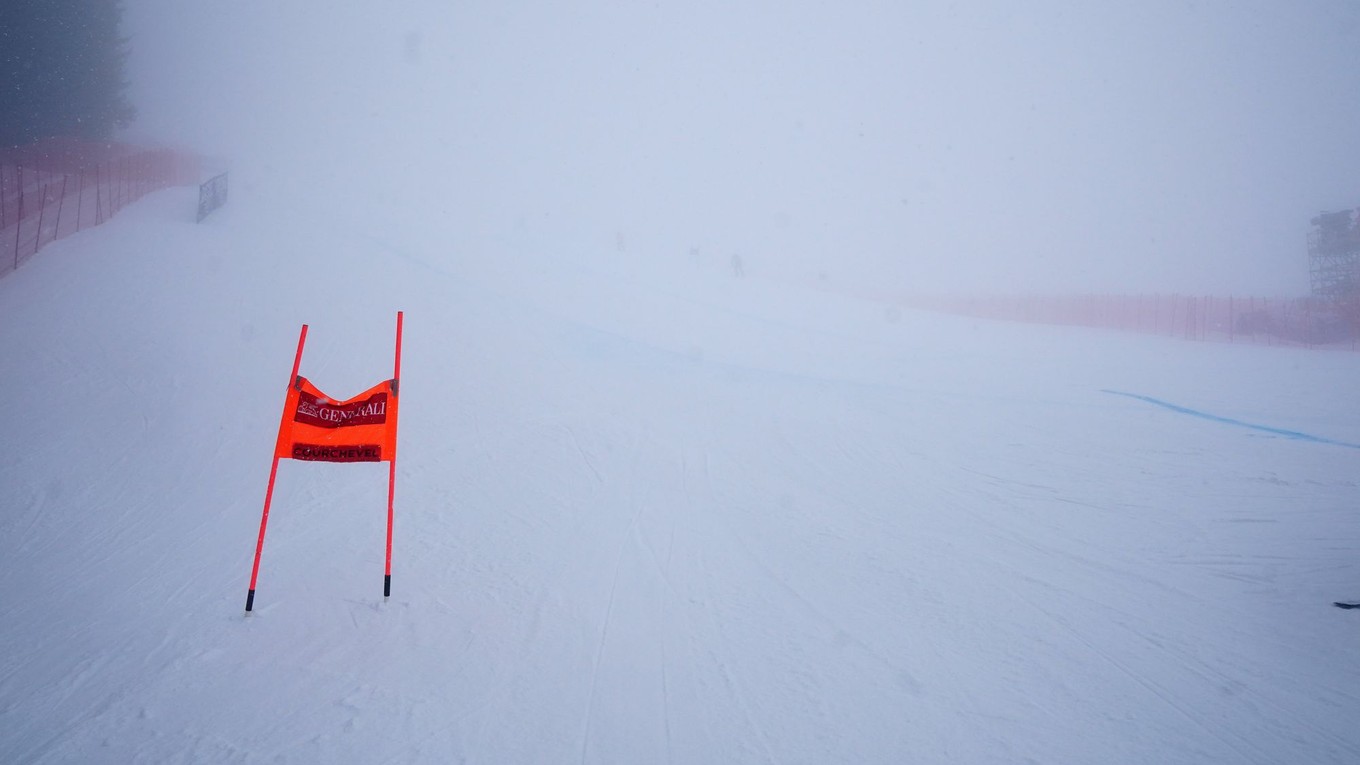 Zjazdovka v Courcheveli