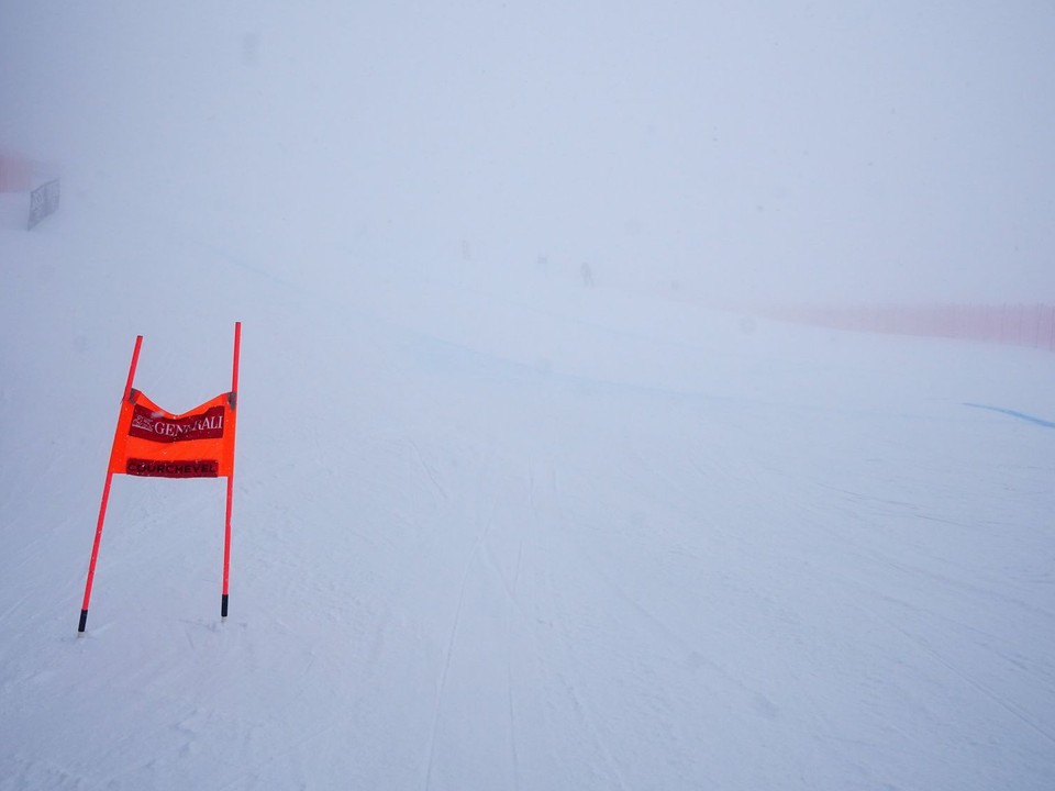 Zjazdovka v Courcheveli
