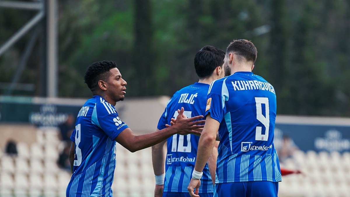 Momentka zo zápasu CSKA Sofia - Slovan Bratislava.