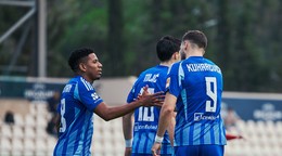 Momentka zo zápasu CSKA Sofia - Slovan Bratislava.