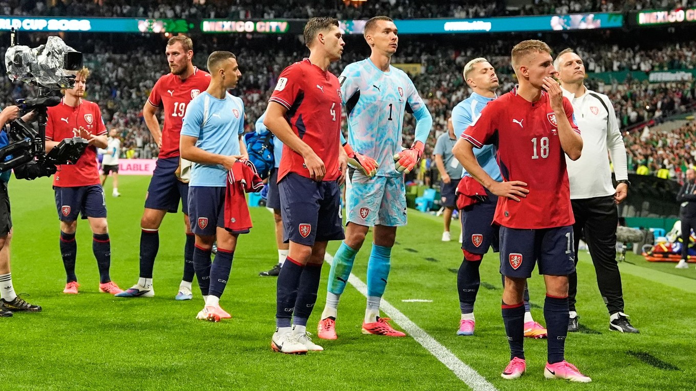 Českí futbalisti po prehre v skupine A na MS 2026.