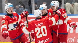 Hráči Liptovského Mikuláša sa tešia z gólu