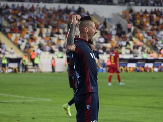 Marek Hamšík v drese tureckého klubu Trabzonspor.