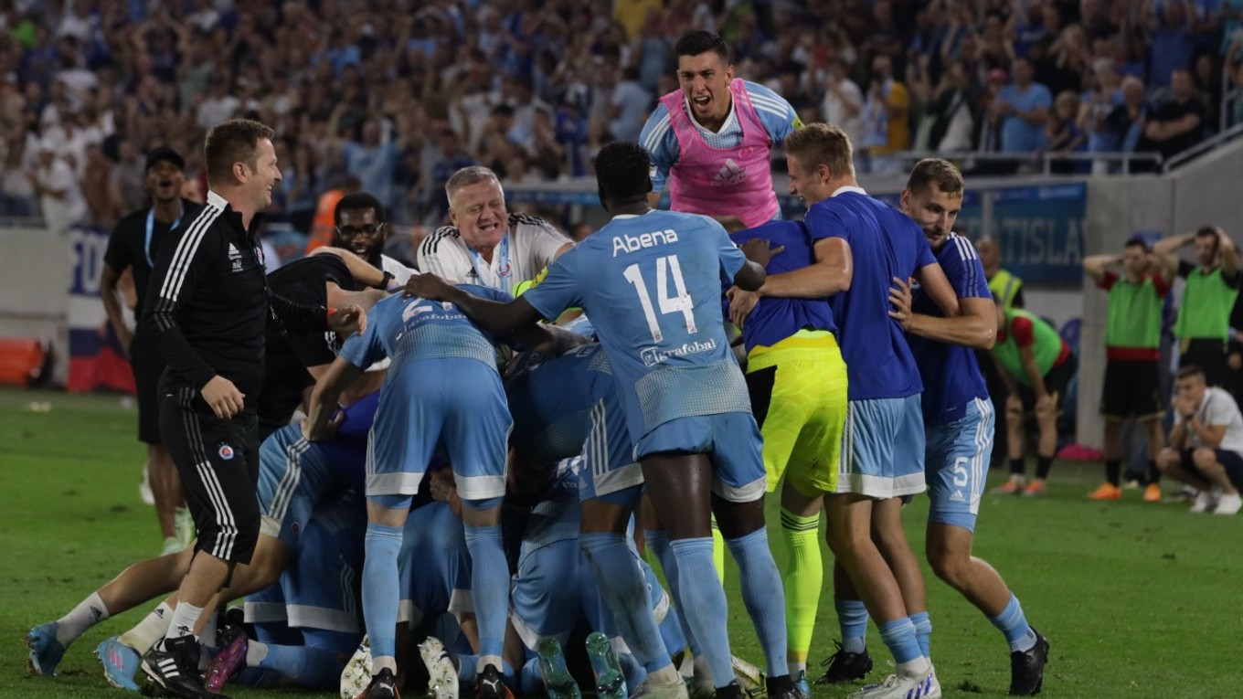 Hráči ŠK Slovan Bratislava.