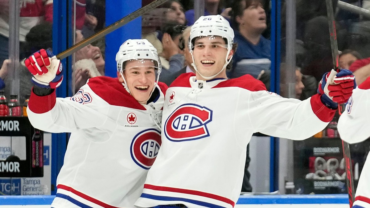 Najlepšia tretina? Asi áno, hovoril Slafkovský. Montreal aktuálne nemá lepšieho útočníka