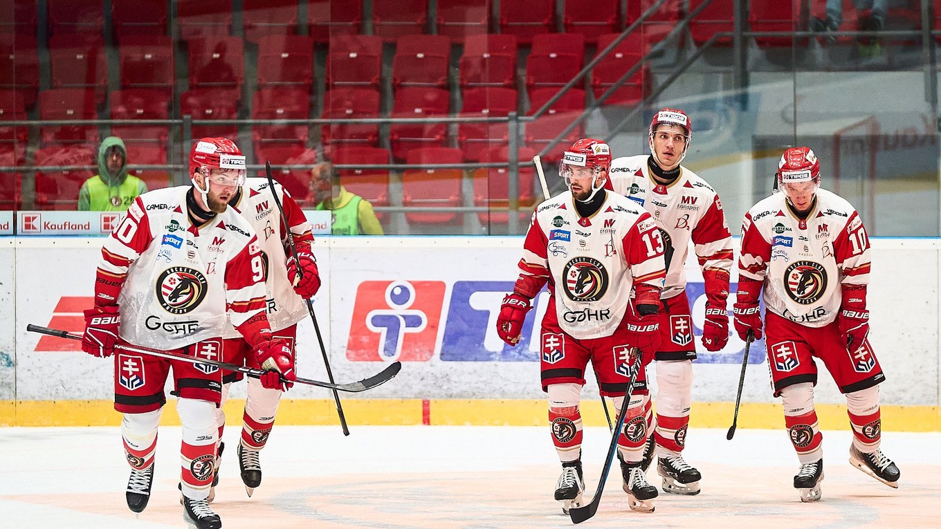 Hokejisti HC Prešov.