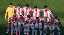 Hráči Paraguaja.