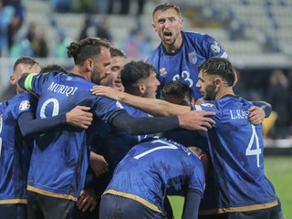 Futbalisti Kosova.
