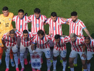 Hráči Paraguaja.