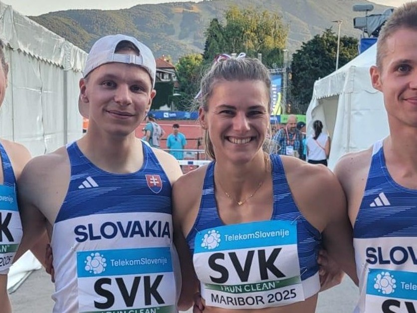 Emma Zapletalová, Patrik Dömötör, Daniela Ledecká a Matej Baluch. 