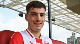 Viktor Šimič v drese AS Trenčín.