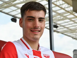 Viktor Šimič v drese AS Trenčín.