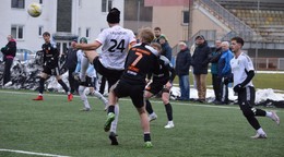 Momentka zo zápasu Kalinovo - Lučenec.