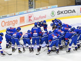 Slovenskí hokejisti do 20 rokov - ilustračná fotografia.