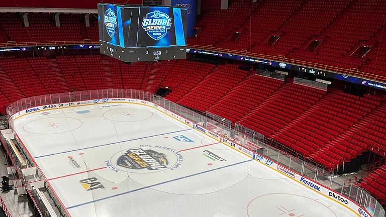 Dejisko MS v hokeji 2025 - Avicii Arena v Štokholme.