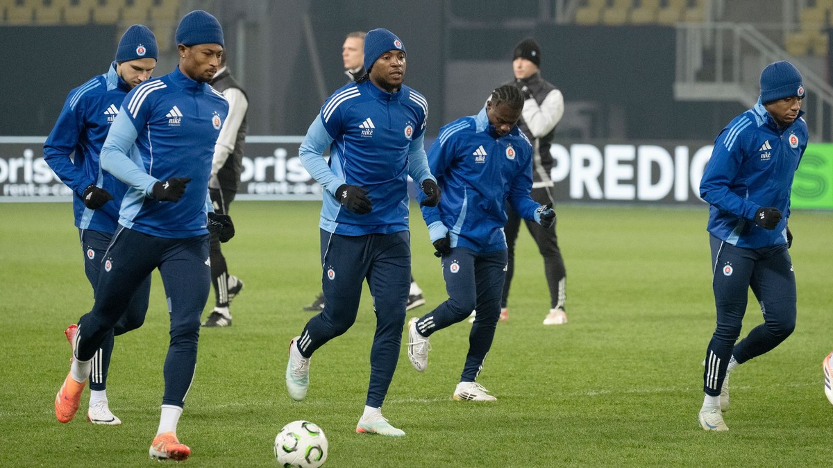 Futbalisti ŠK Slovan Bratislava.