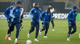 Futbalisti ŠK Slovan Bratislava.