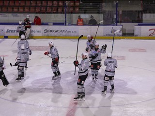 Hokejisti HK 95 Považská Bystrica.