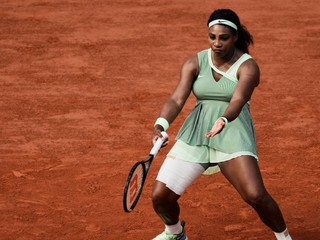 Serena Williamsová na Roland Garros 2021.