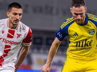 Momentka zo zápasu Trenčín - Košice