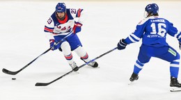 Na snímke sprava Roderik Černák (Slovensko) a Jaxon Wiliams (USA).