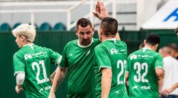 Radosť hráčov Tatrana Prešov.