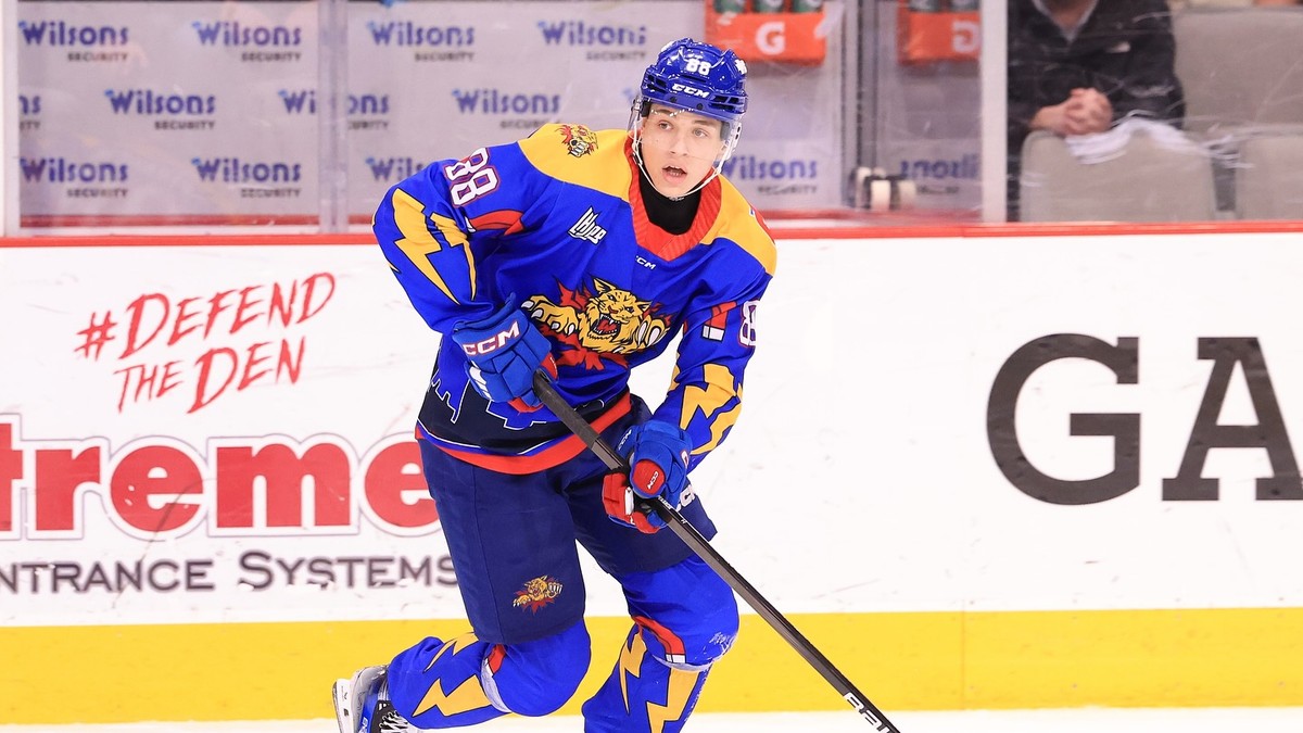 Juraj Pekarčík počas pôsobenia v tíme Moncton Wildcats.