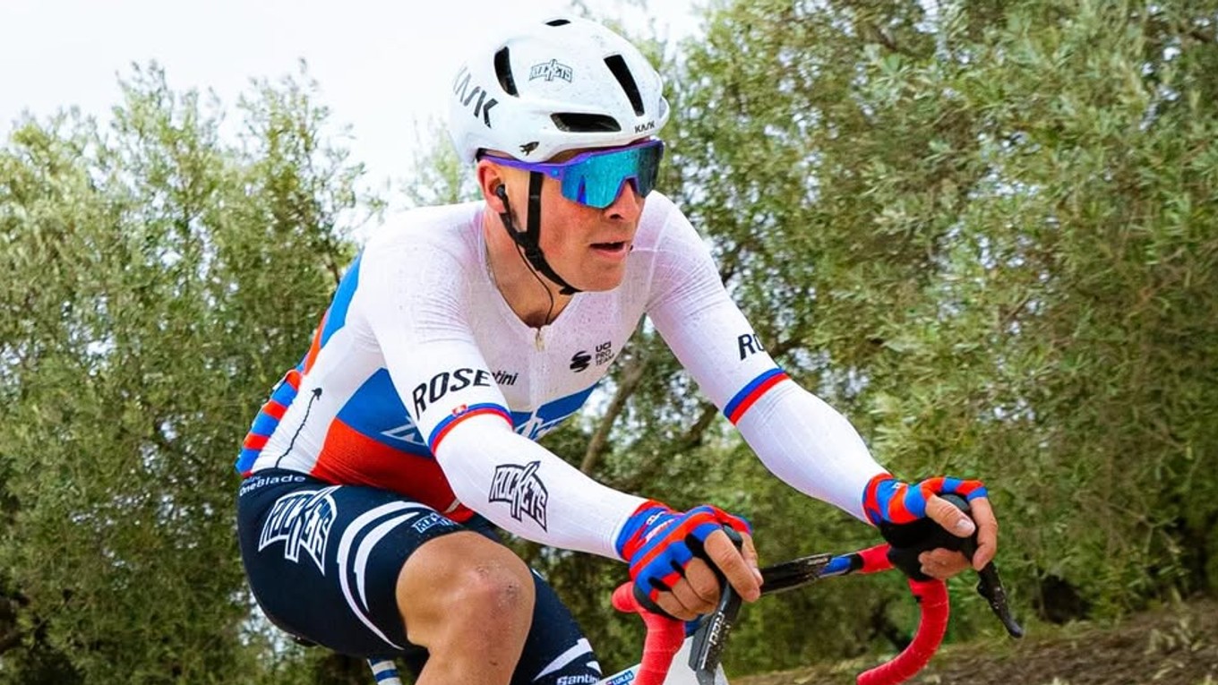 Slovenský cyklista Lukáš Kubiš.