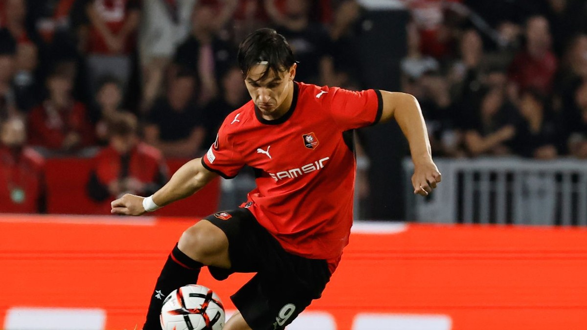 Esteban Lepaul v drese Stade Rennes.