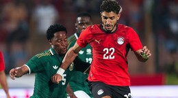 Momentka zo zápasu Egypt - JAR