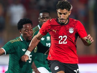 Momentka zo zápasu Egypt - JAR