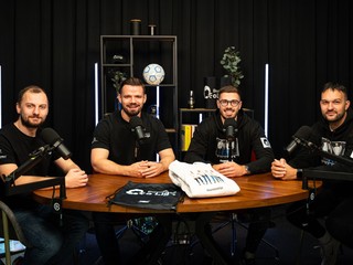 Tvorcovia podcastu Bavme sa o lige Michal Maťašovský, Marek Arpáš, Maroš Červenka  a Andrej Zvolenský.