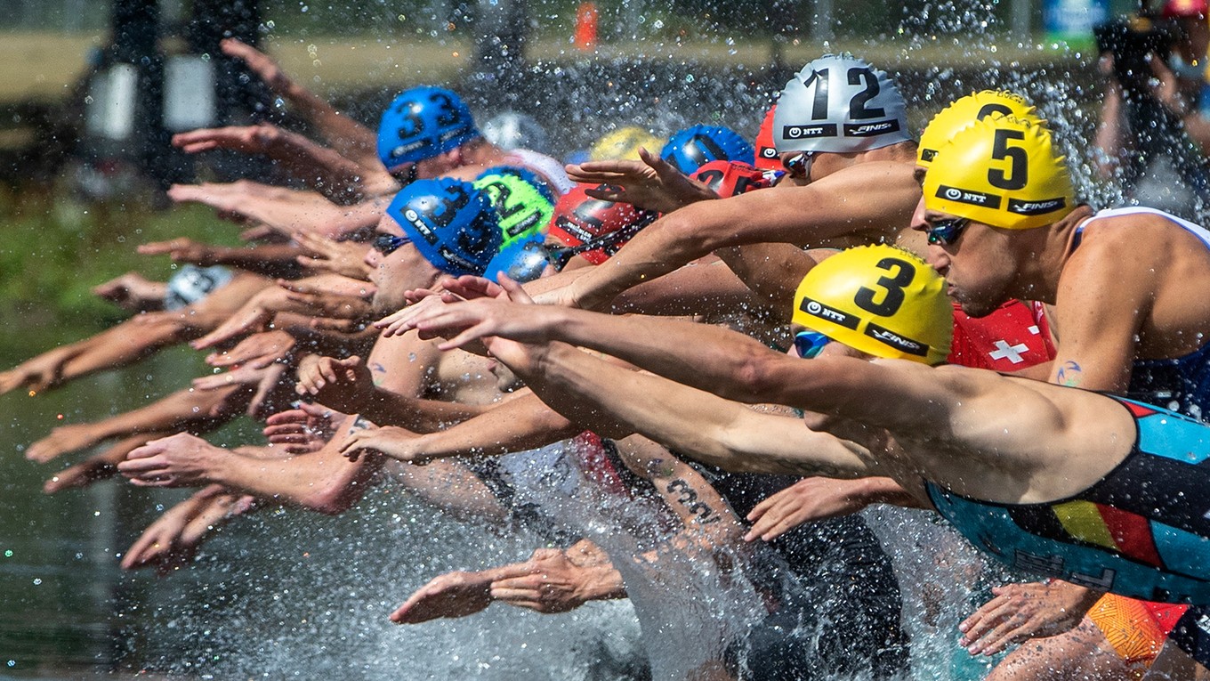 Triatlon, ilustračná fotografia.