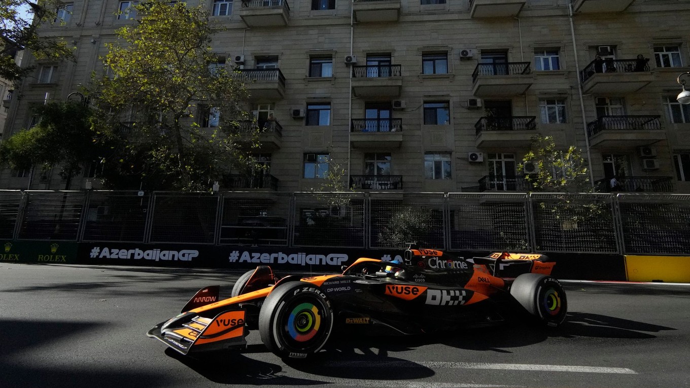 Oscar Piastri na VC Azerbajdžanu 2024.