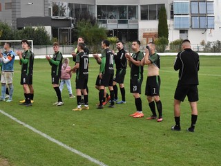 Futbalisti ŠK ODEVA Lipany po zápase s MFK Zemplín Michalovce.