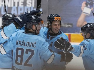 Hokejisti HC Slovan Bratislava.
