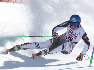 Petra Vlhová počas super-G.
