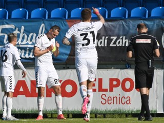 Baráž o Fortuna ligu - odveta súboja Senica - Banská Bystrica.