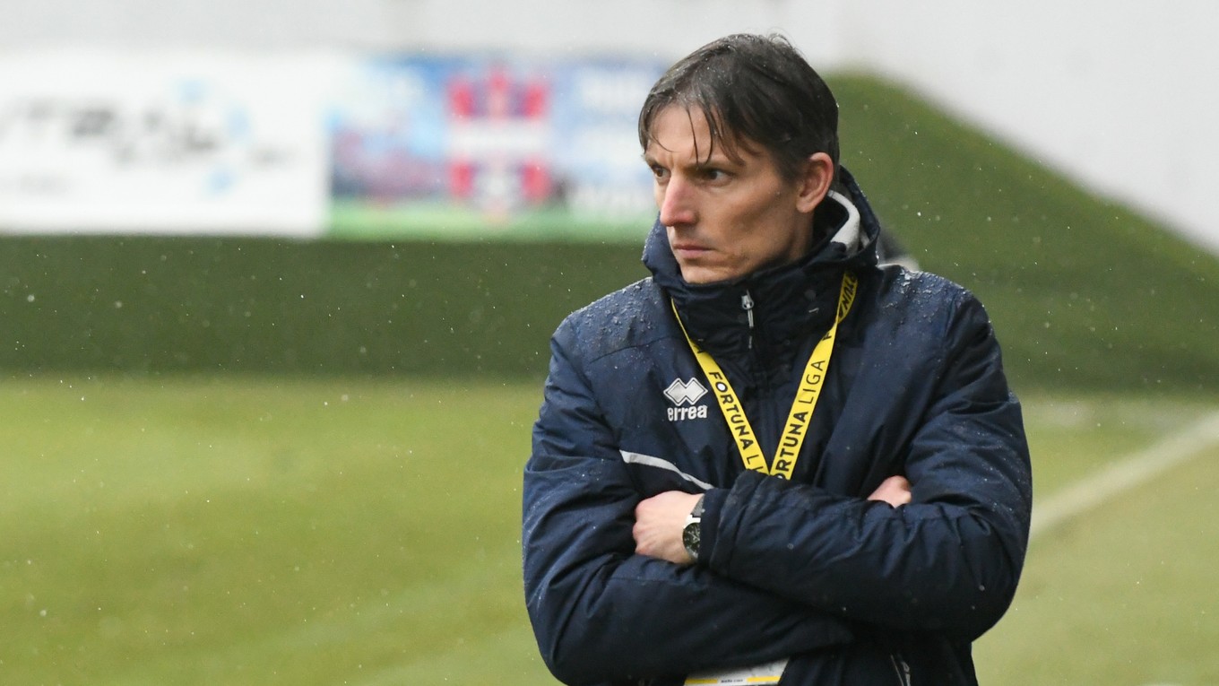 Čech Jan Kameník ako tréner FK Pohronie. 