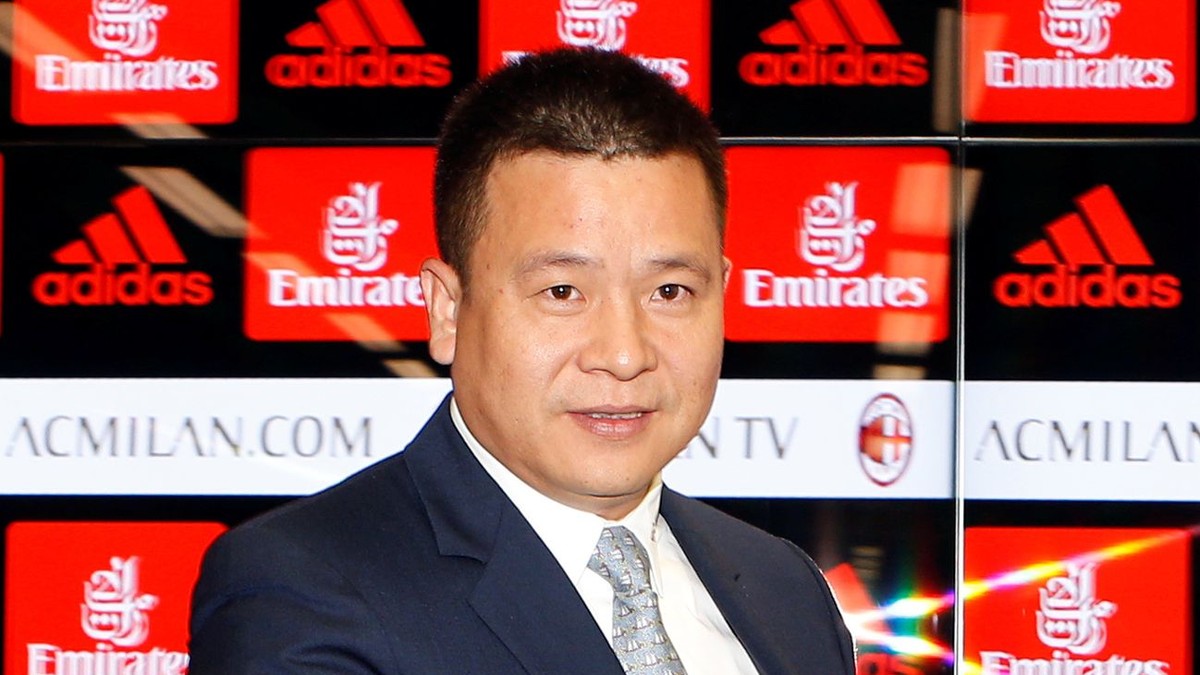 Bývalý čínsky majiteľ AC Miláno Jung-chung Li.