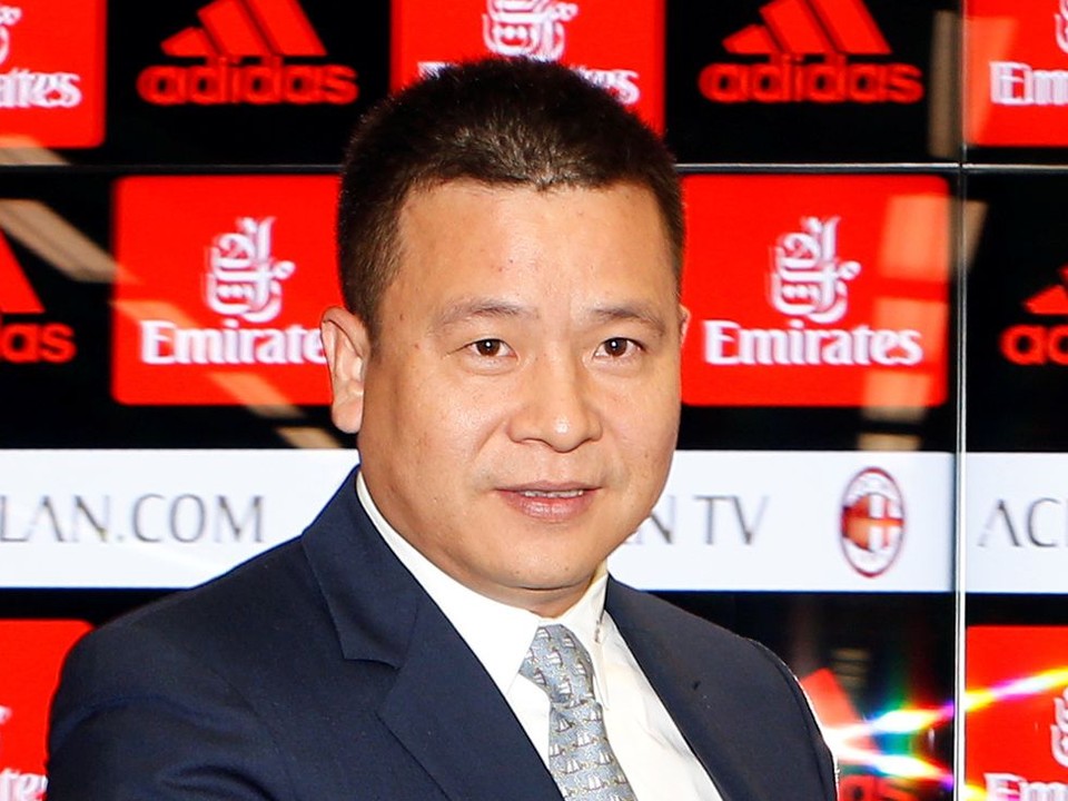 Bývalý čínsky majiteľ AC Miláno Jung-chung Li.