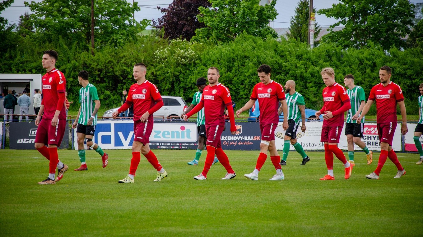 Futbalisti Starej Ľubovne.