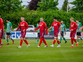Futbalisti Starej Ľubovne. 