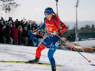 Paulína Bátovská Fialková počas stíhačky v Osle.