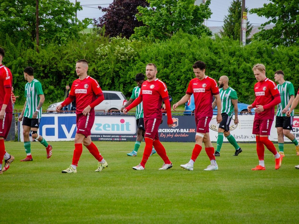 Futbalisti Starej Ľubovne. 