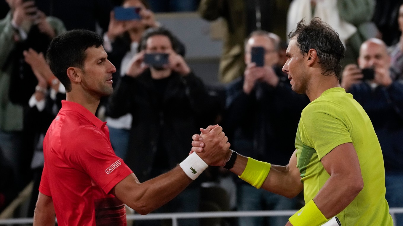 Novak Djokovič a Rafael Nadal.