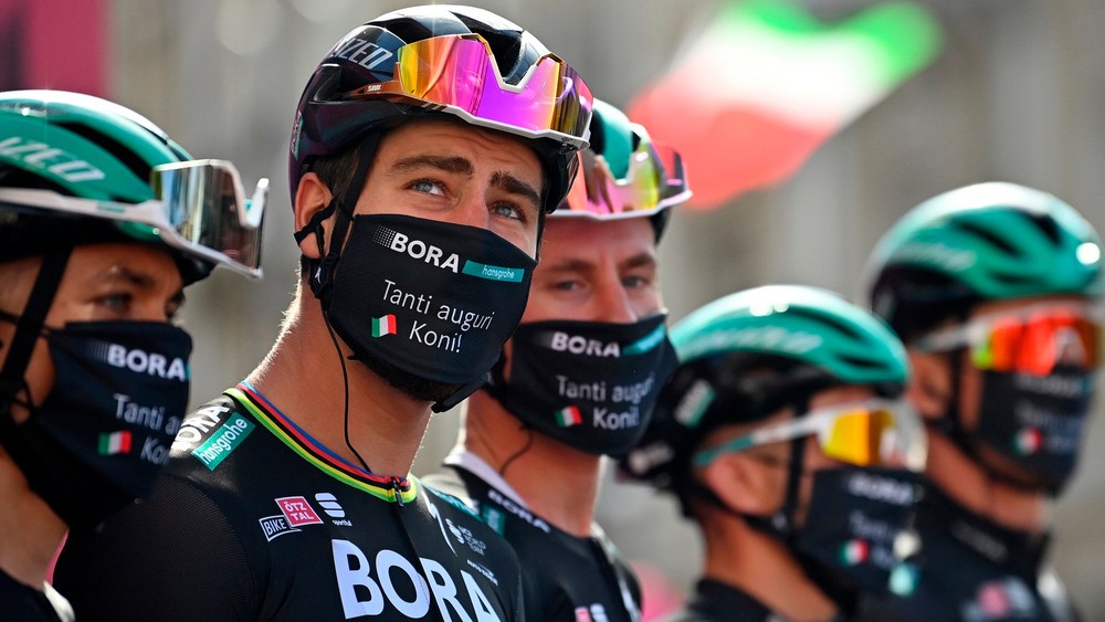 Peter Sagan na Giro d'Italia 2021 - štartová listina (jazdci a tímy)