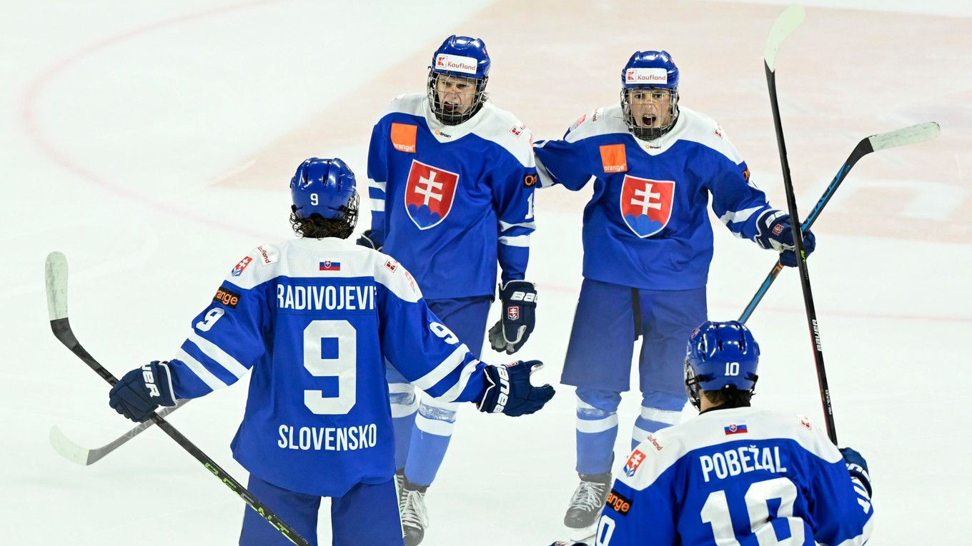 Slovensko U18 na Hlinka Gretzky Cup 2023. 