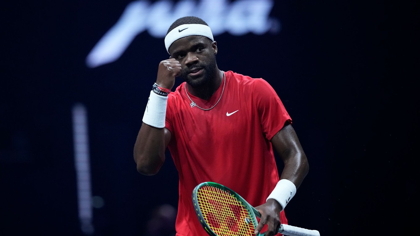 Americký tenista Frances Tiafoe počas Laver Cupu 2024.