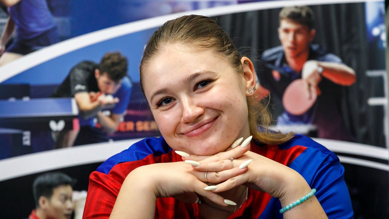 Slovenská reprezentantka v stolnom tenise Tatiana Kukuľková.